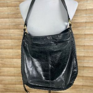 Hobo Int.The Bianca Bag Slouch Boho Glazed Leather Shoulder Bag and Wallet